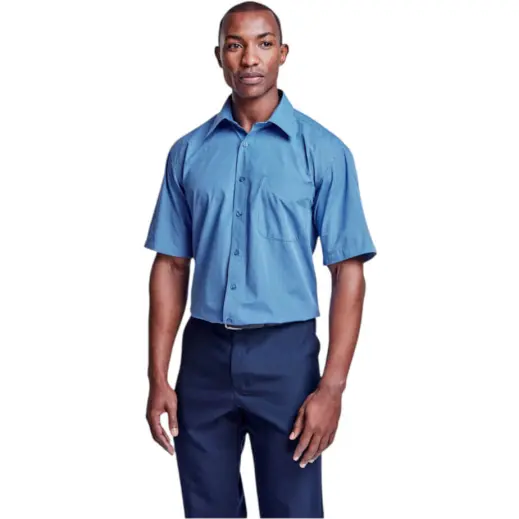 Mens Short Sleeve Micro Check Shirt Main